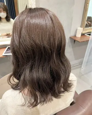 ミディアム カラー RuLaN AMIのヘアスタイル