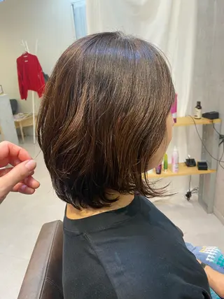ミディアム パーマ 似合う髪型見つけます AYAKAのヘアスタイル