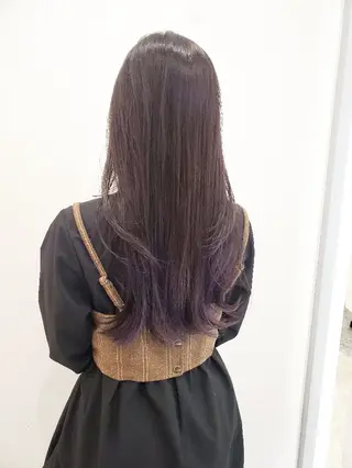 ロング カラー 齋藤 愛美のヘアスタイル