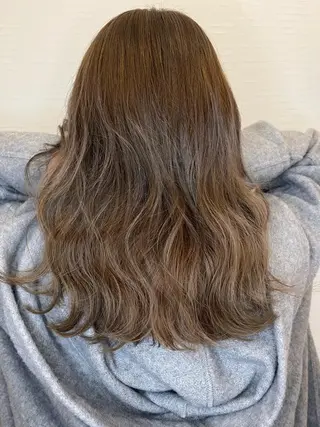 ロング カラー ヘアカラー&縮毛矯正 STAR☆RIVERのヘアスタイル