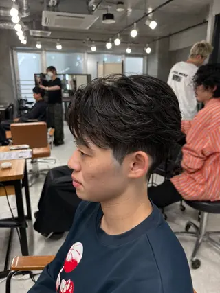 パーマ メンズ 下北沢メンズパーマ 特化園田　楓莉のヘアスタイル