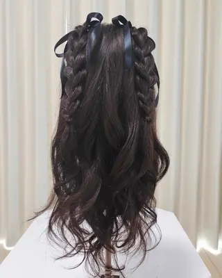 ヘアアレンジ ロング vizz SAKIのヘアスタイル