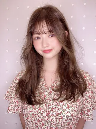 ロング カラー 中顔面縮小/ 髪質改善/MaCoのヘアスタイル