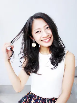 セミロング 増山 大起のヘアスタイル