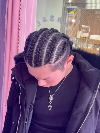 ショート メンズ 👽KINA👽 派手髪🦖💖✨のヘアスタイル