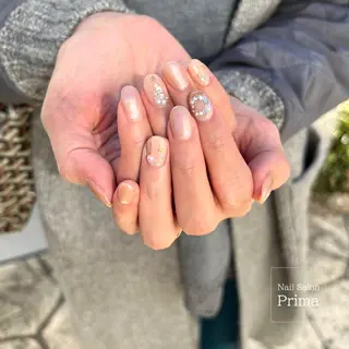 ミディアム ネイル SalonPrima 西院Nail&Eyeのネイルデザイン