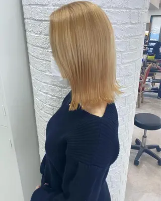 ミディアム FUJII MARINのヘアスタイル