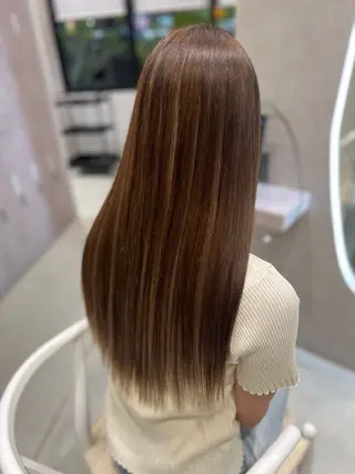ロング 小池 夏美のヘアスタイル