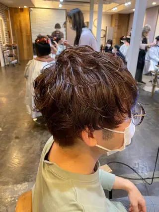ショート パーマ 髪質改善推し 巽のヘアスタイル