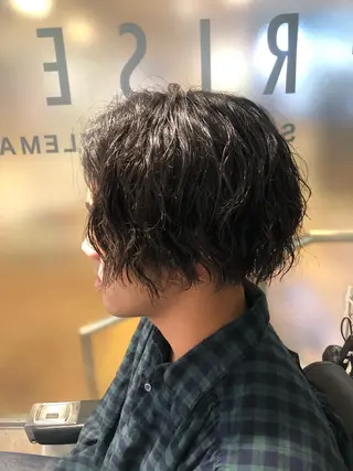 ミディアム メンズ rilune matsuoのヘアスタイル