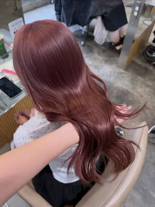 カラー 恋/ブラウン カラー🥨🤎のヘアスタイル