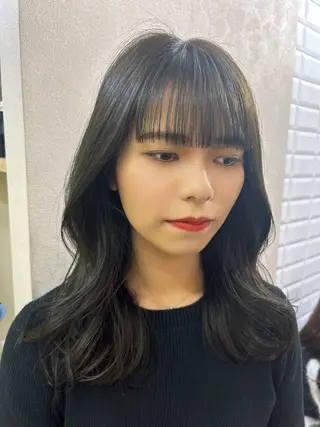 ロング カラー hubhair レイヤー/透明感のヘアスタイル