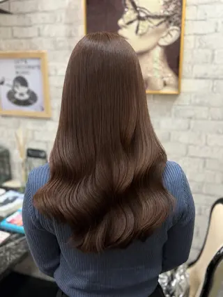 ロング EARTH/A岡山店 片岡愛のヘアスタイル