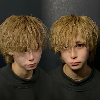 カラー パーマ メンズ 札幌メンズ指名 No. 1/光👑のヘアスタイル