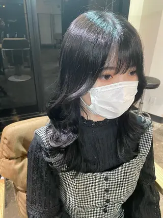 カラー 顔まわり/W カラー/リョウのヘアスタイル