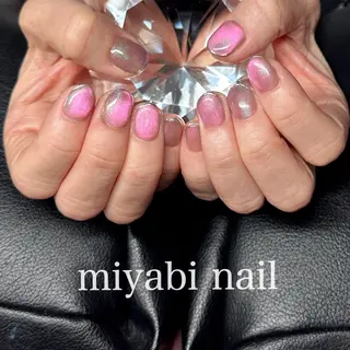 ネイル miyabi nail 桂川駅近くのネイルデザイン