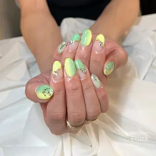 ミディアム ネイル SalonPrima 西院Nail&Eyeのネイルデザイン