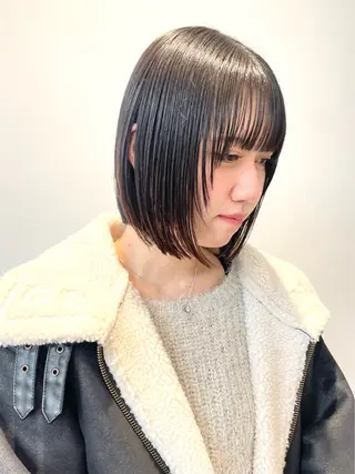 ショート 石川玲菜/ ボブ/銀座のヘアスタイル