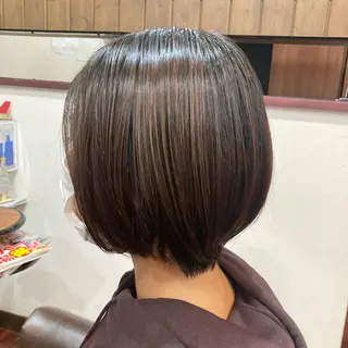 ショート Well‘s黒木🌿 レイヤー💎寒色のヘアスタイル