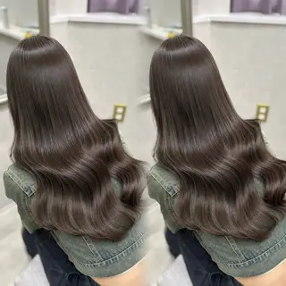 ロング カラー coco ウナのヘアスタイル
