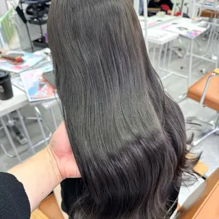 ロング カラー ヘアアレンジ ブリーチなしカラー /新百合ヶ丘/安形翔のヘアスタイル