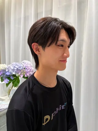 メンズ オオカメ ユヅキのヘアスタイル