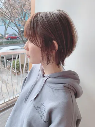 ショート 🎉骨格矯正カット ばば　としまさのヘアスタイル