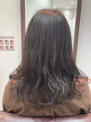 セミロング パーマ Ryu/ハイトーン/ レイヤーカットのヘアスタイル