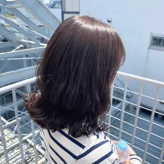 ミディアム カラー 🩵ブリーチカラー MIORI🩵のヘアスタイル