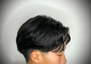 ショート パーマ メンズ 永井 皓大のヘアスタイル
