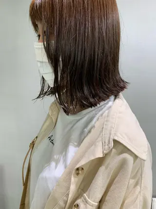 ミディアム 👑満足度1000% 重村　春奈👑のヘアスタイル