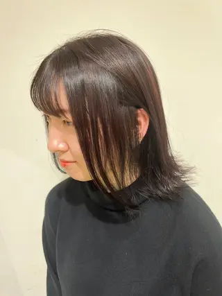 ミディアム ヤマナカ アイリ /透明感カラー🫧のヘアスタイル