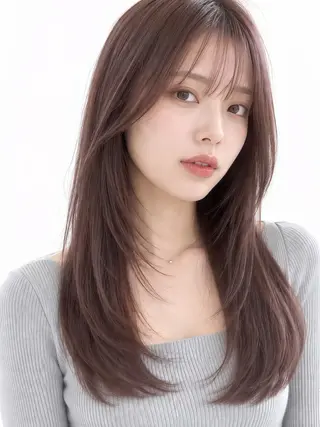 ロング カラー 銀座/モテ🤍垢抜け レイヤー/ナナコのヘアスタイル