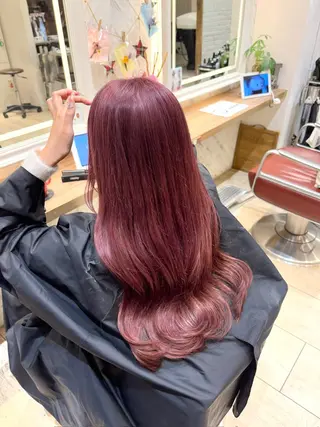 ロング カラー 横浜/ミルクティー カラー🤍みうのヘアスタイル