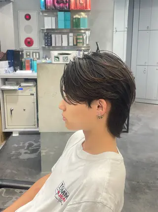 ショート パーマ 【fifth】上條 巧真のヘアスタイル