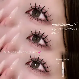 マツエク・マツパ crebia🎀 Riaraのマツエク・マツパデザイン