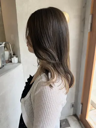 セミロング カラー ボブ支持率NO1 🌈CHIKAのヘアスタイル