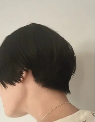 ショート ボブ/刈り上げ/ ショート越智葵葉🍃のヘアスタイル