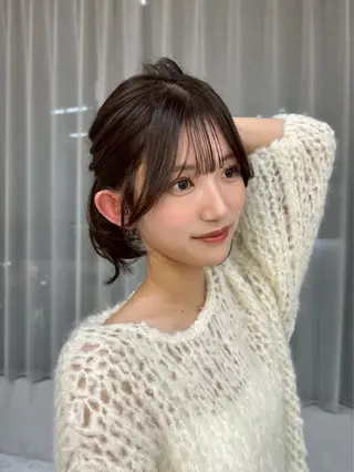 セミロング 木串 楽人のヘアスタイル