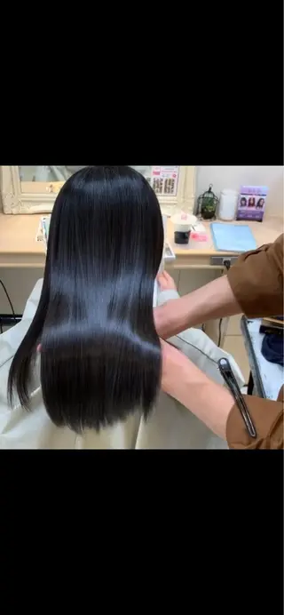 セミロング パーマ 店長 大方康暉のヘアスタイル