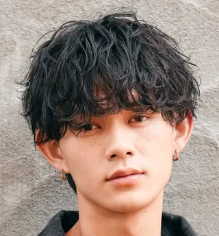 パーマ メンズ 仙台波巻きパーマ/ fifth/遠藤楓雅のヘアスタイル