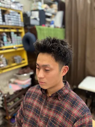 ショート ヘア ブンブンのヘアスタイル