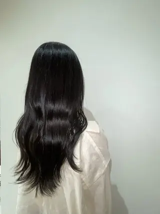 ロング カラー 十条/パーマ ゆづきのヘアスタイル