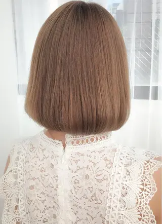 ショート カラー パーマ ヘアアレンジ 美髪矯正 Rioのヘアスタイル