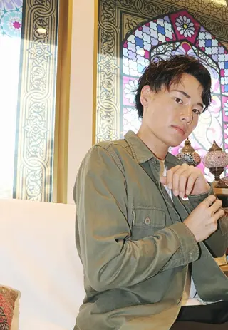 ショート パーマ メンズ 徳永 博志のヘアスタイル