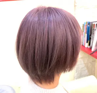 ミディアム カラー 櫻井 なんなのヘアスタイル