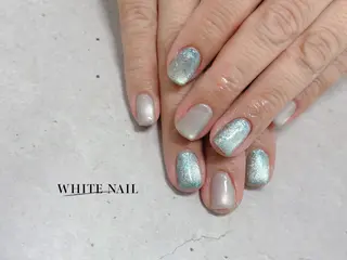 ネイル WHITE NAIL ホワイトネイルのネイルデザイン