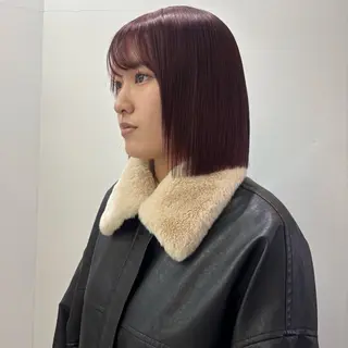 ショート カラー ブリーチ×似合わせハ イトーン🍎ののかのヘアスタイル