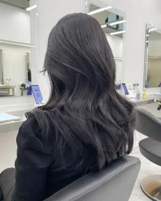 ロング カット💜モデル募集 アカデミー札幌のヘアスタイル