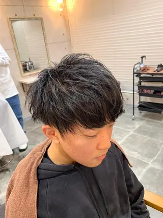 メンズ 佐藤 智弘のヘアスタイル